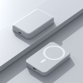 Magnetic Power Bank Wireless PD Fast Charge (Option: Ivory-10000mA)