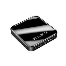 Mini Power Bank Wholesale Share Its Own Line (Option: Black without wire-20000mah)