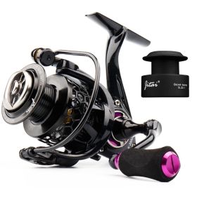 10  1BBs Coil Saltwater Carp Fishing Reel (Option: Purple-4000 series)