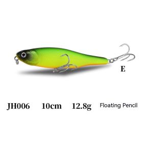 Lure Floating Pencil Noise Lure 87mm Simulation Fake Fish (Option: JH006E 10cm 128g)