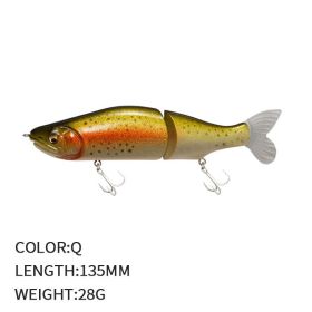 Artificial Lure Heavy Pencil Multi-section Fish (Option: Q-135mm28g)