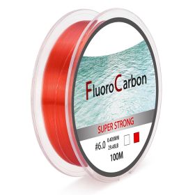 100 Meter Competitive Silk Nylon Fishing Line (Option: Wine Red-3.0)