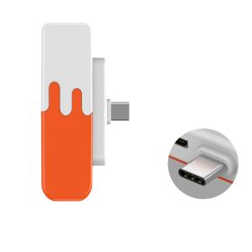 Pocket Mini Compact Portable Power Supply (Option: Orange-TypceC-3300mAh)