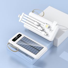 Solar Super Capacity Power Pack (Option: White-20000mA)