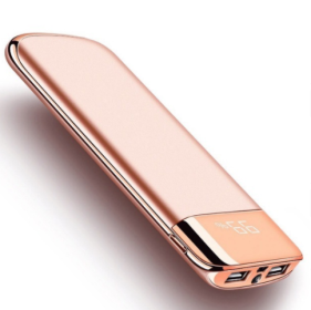 New Mini Creative Mobile Power Charging Bank Digital Display (Option: Gold-10000mah)