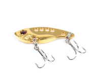 Luya Bait Trembling Swimming Metal VIB Biomimetic Full (Option: 15g Gold)