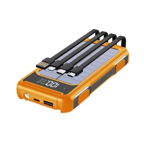 Large Capacity Mobile Power Bank (Option: Orange-10000mA)