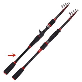 MH Shrinking Rod Straight Shank Shank Carbon Vibration Outlet Rod Fishing Tackle (Option: Gun handle-1.8)