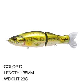 Artificial Lure Heavy Pencil Multi-section Fish (Option: D-135mm28g)