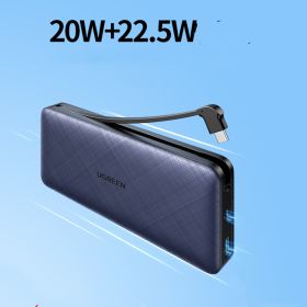 Large Capacity Compact And Portable PD20W Quick-charge (Option: TypeC cable PD20W 22.5W-20000mAh)